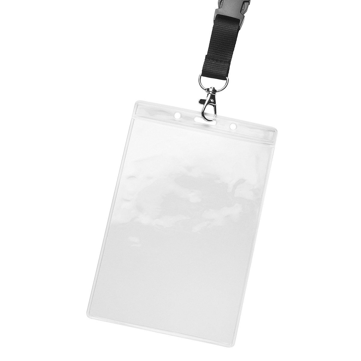 Kartenhalter "Flexi", Hochformat als Werbeartikel mit Logo bedrucken