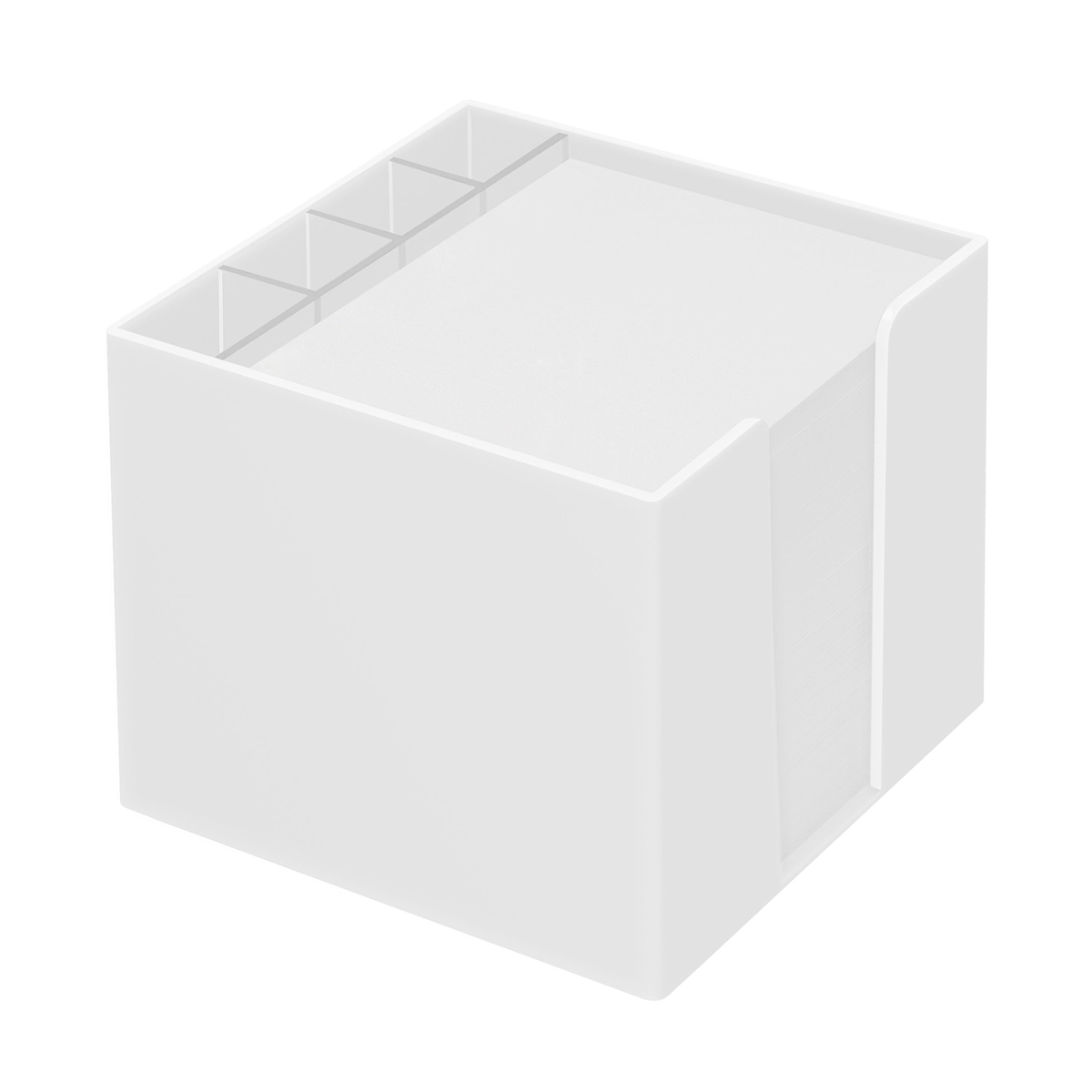 Zettelbox mit Köcher "Epsilon" als Werbeartikel mit Logo bedrucken