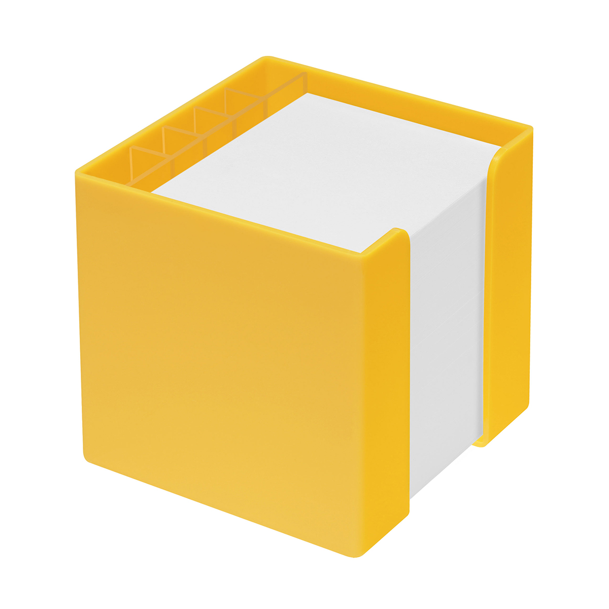 Zettelbox mit Köcher "Alpha" als Werbeartikel mit Logo bedrucken