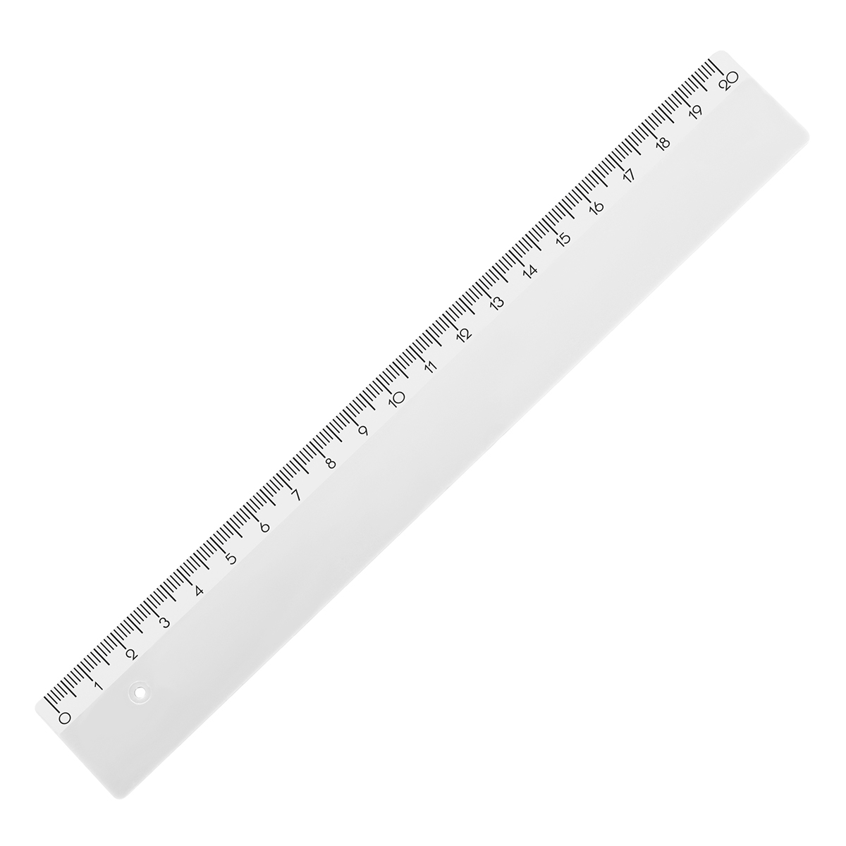 Lineal 20 cm als Werbeartikel mit Logo bedrucken