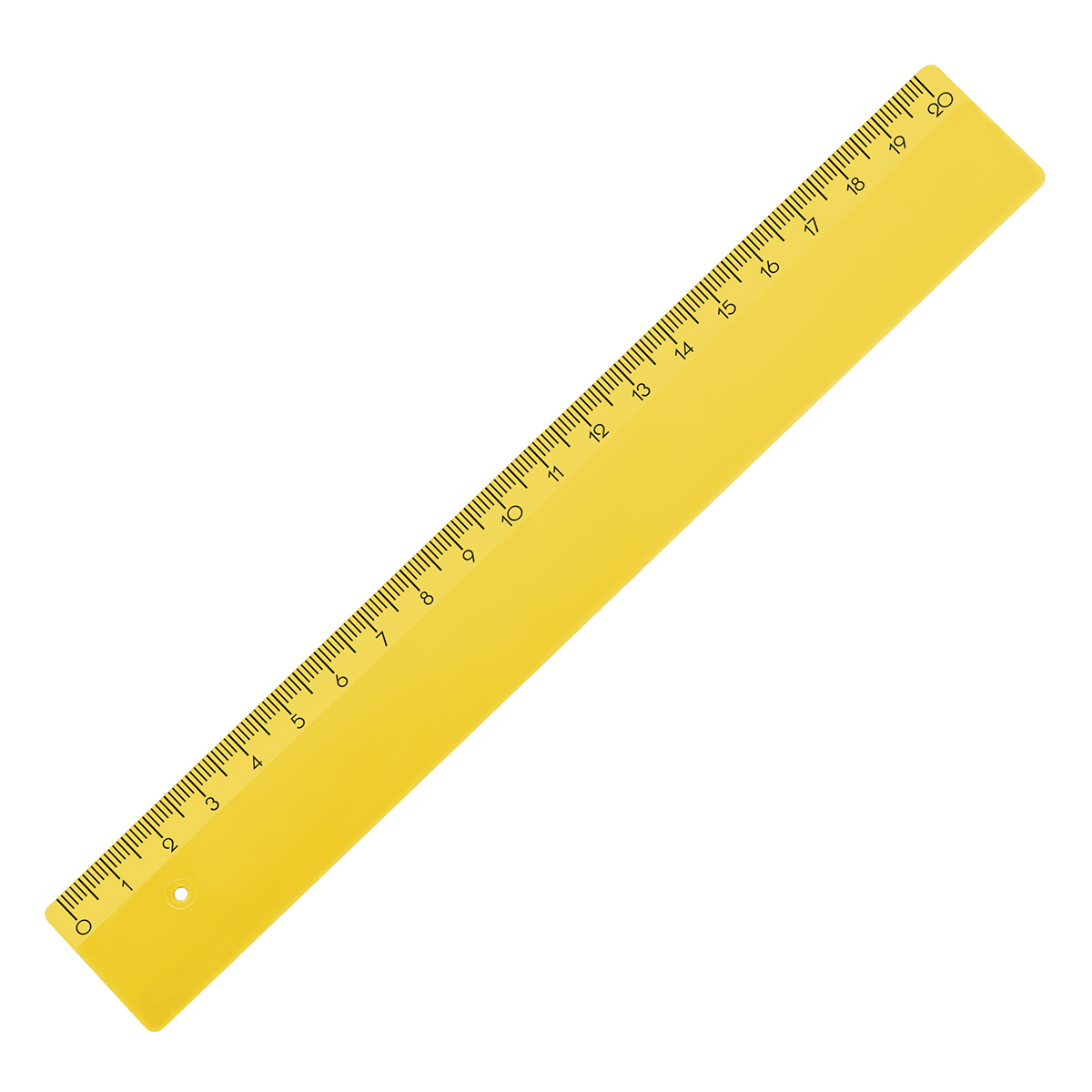 Lineal 20 cm als Werbeartikel mit Logo bedrucken
