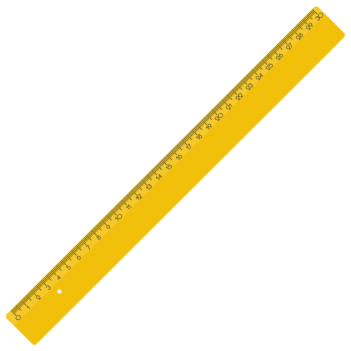 Lineal 30 cm als Werbeartikel mit Logo bedrucken