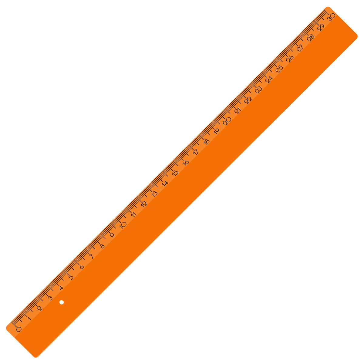 Lineal 30 cm als Werbeartikel mit Logo bedrucken