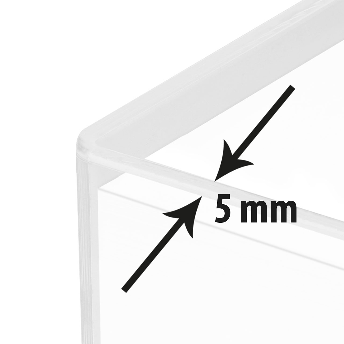 Zettelbox, dickwandig "Omikron" als Werbeartikel mit Logo bedrucken
