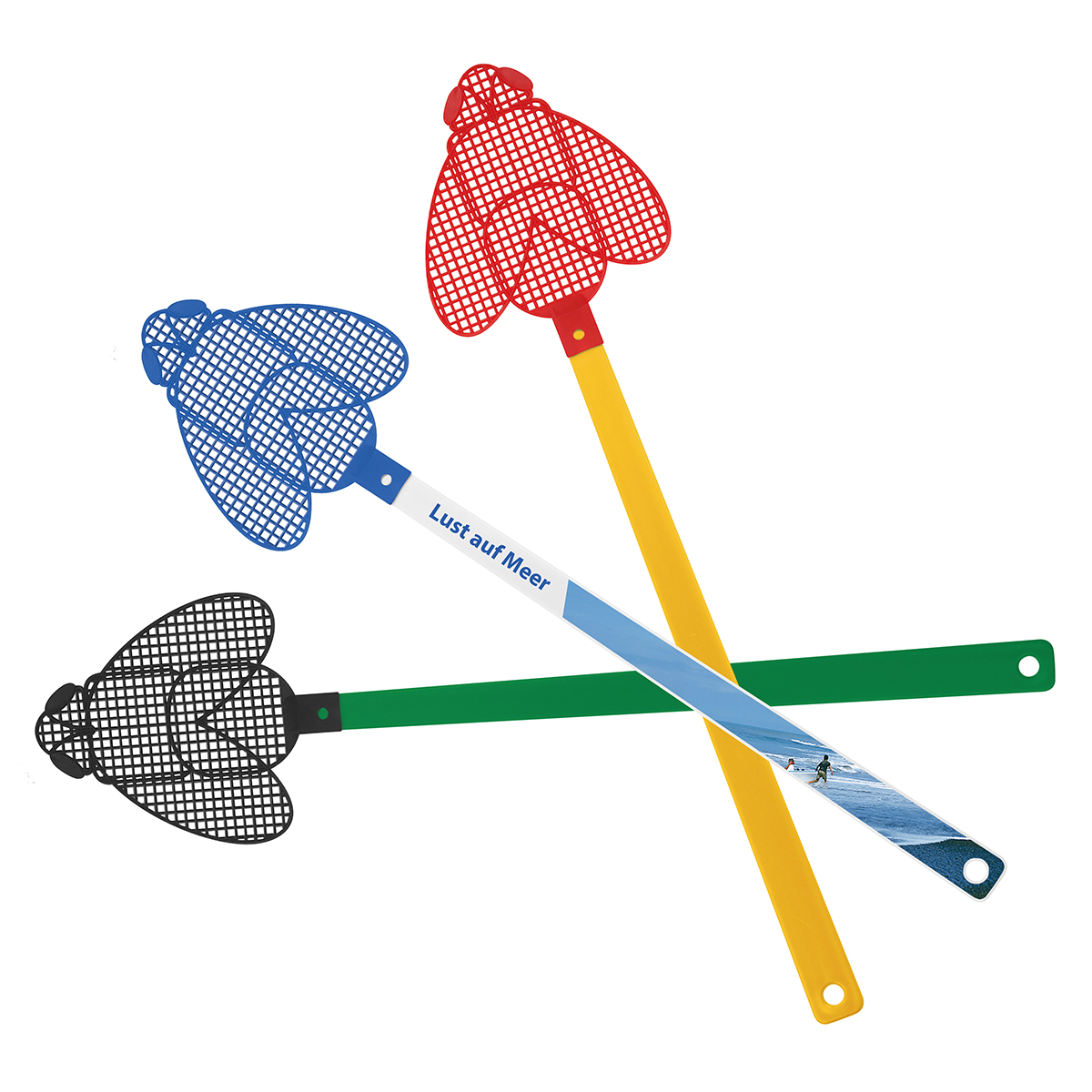 Fliegenklatsche "Brummi" als Werbeartikel mit Logo bedrucken