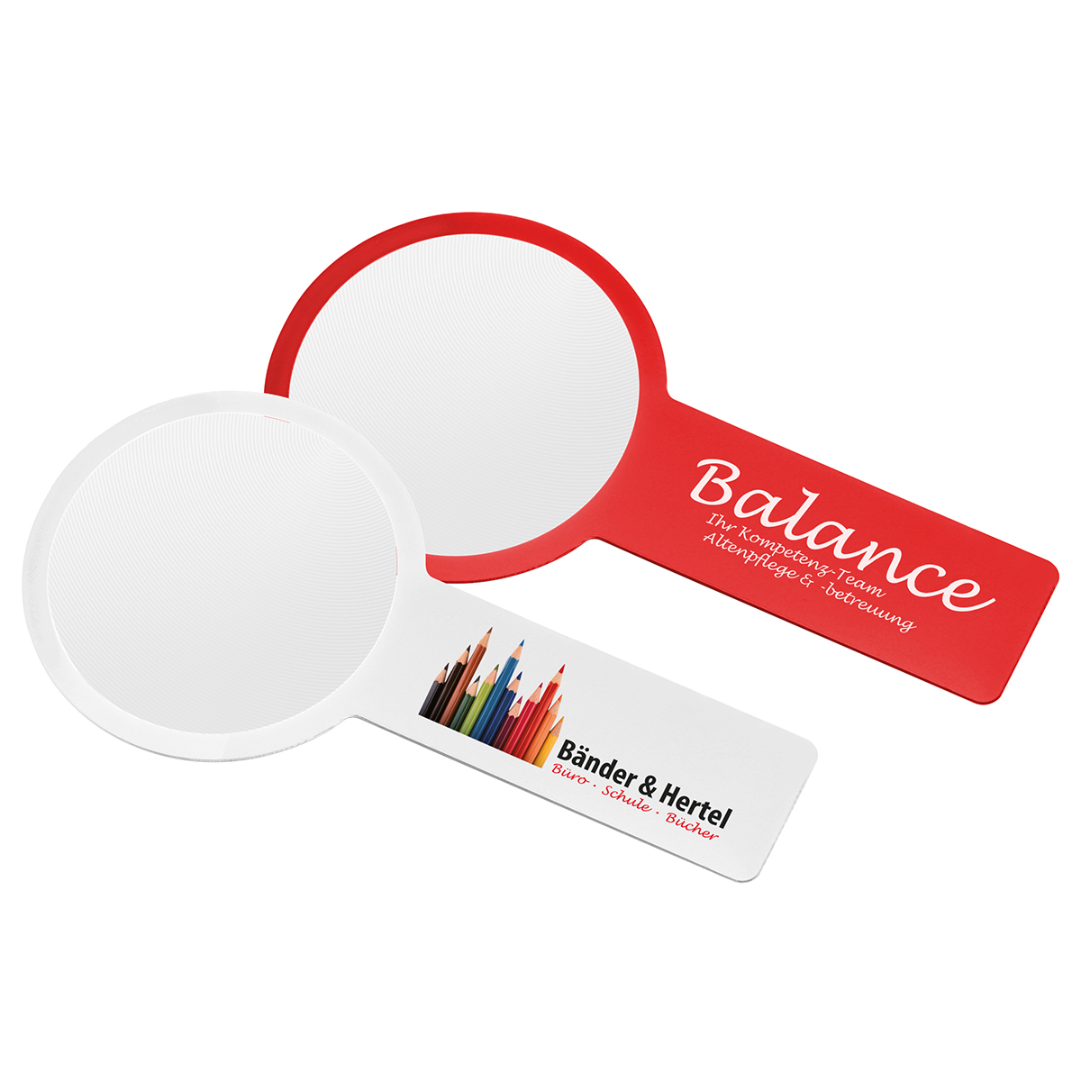 Lupe als Werbeartikel mit Logo bedrucken