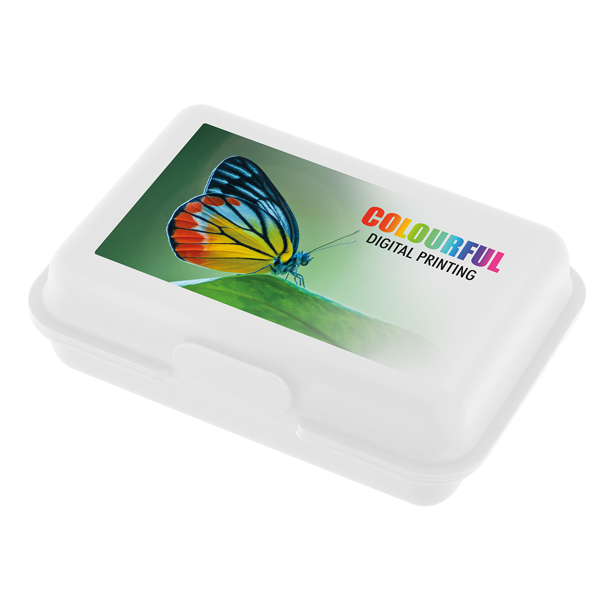 Brotdose/Butterdose als Werbeartikel mit Logo bedrucken