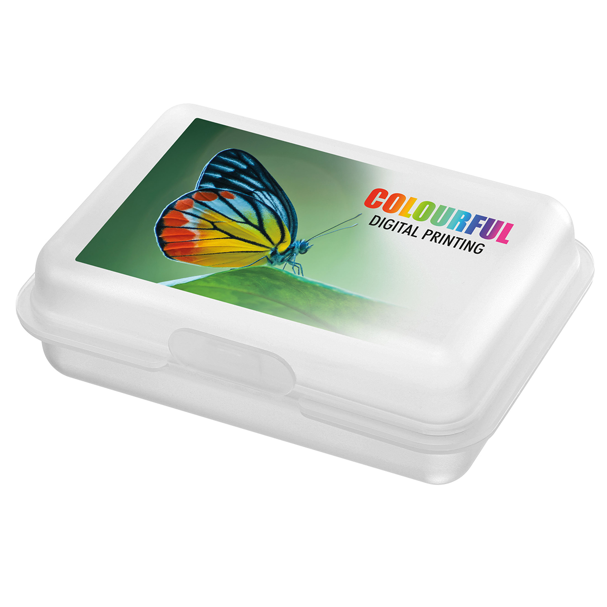 Brotdose/Butterdose als Werbeartikel mit Logo bedrucken