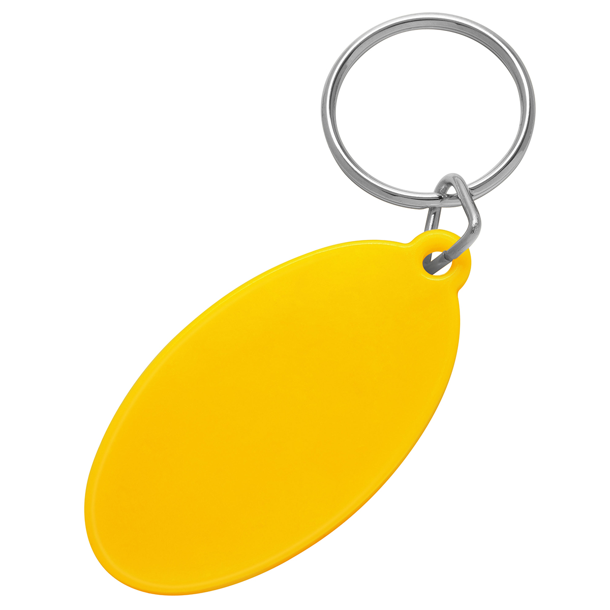 Schlüsselanhänger "Oval" als Werbeartikel mit Logo bedrucken