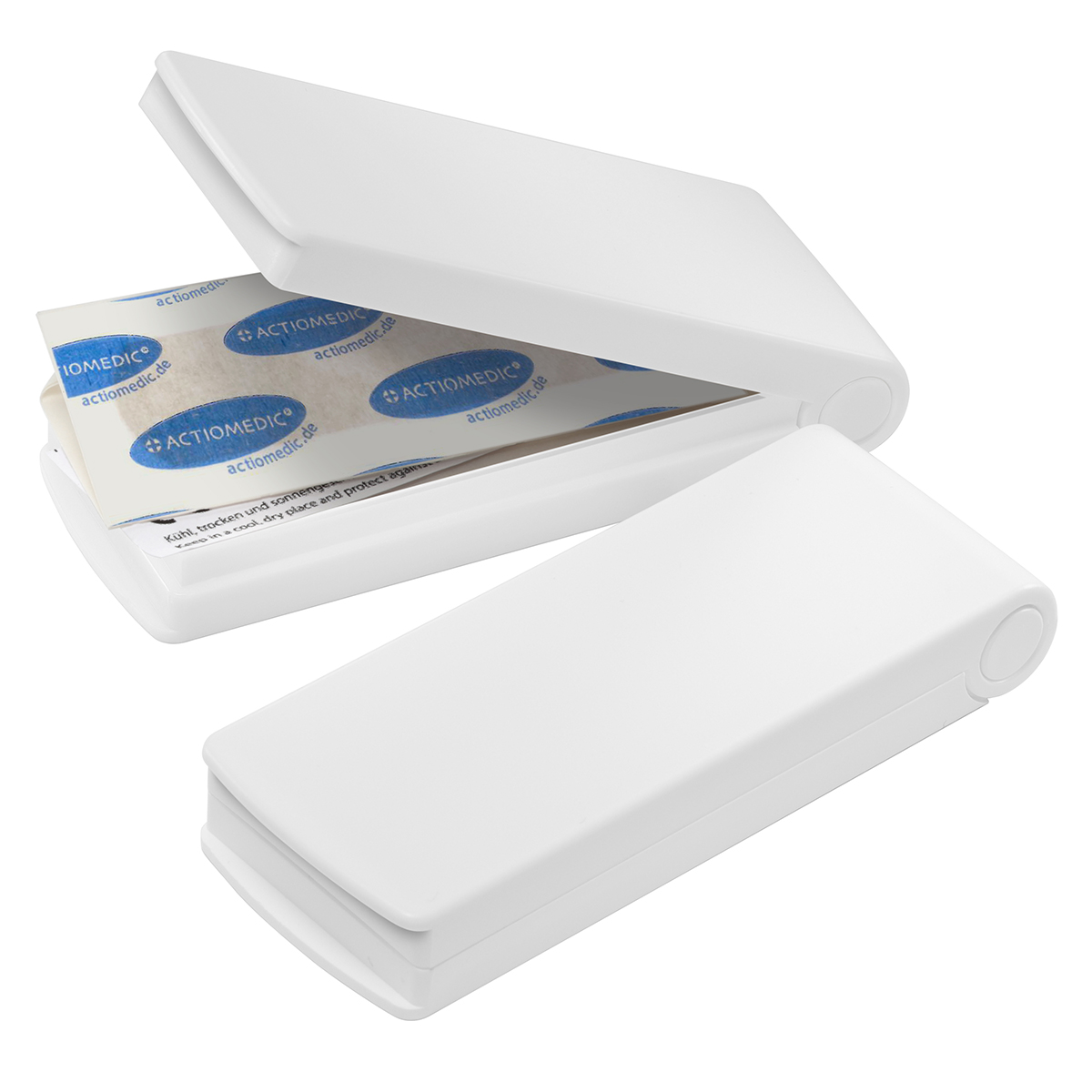Pflasterbox als Werbeartikel mit Logo bedrucken