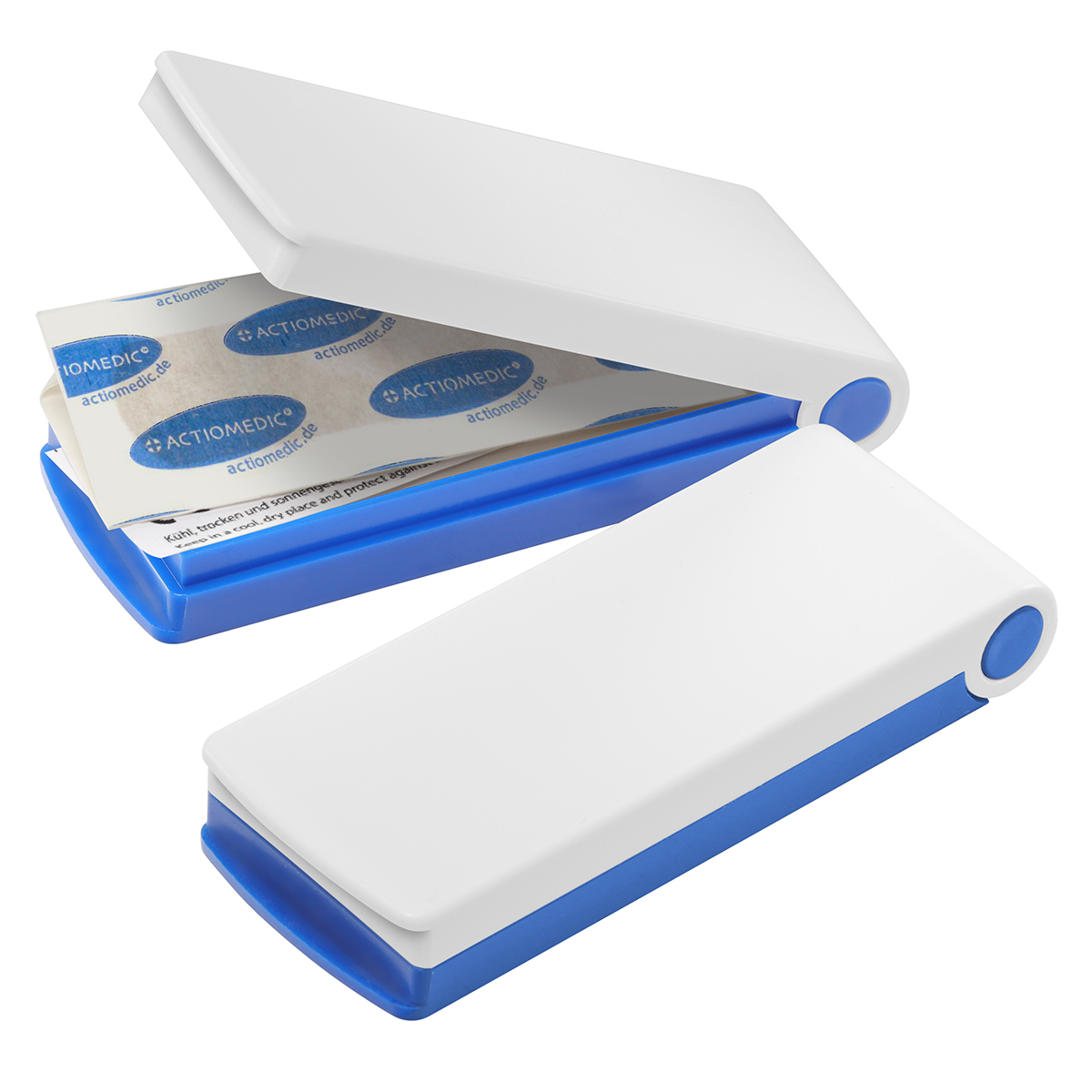 Pflasterbox als Werbeartikel mit Logo bedrucken