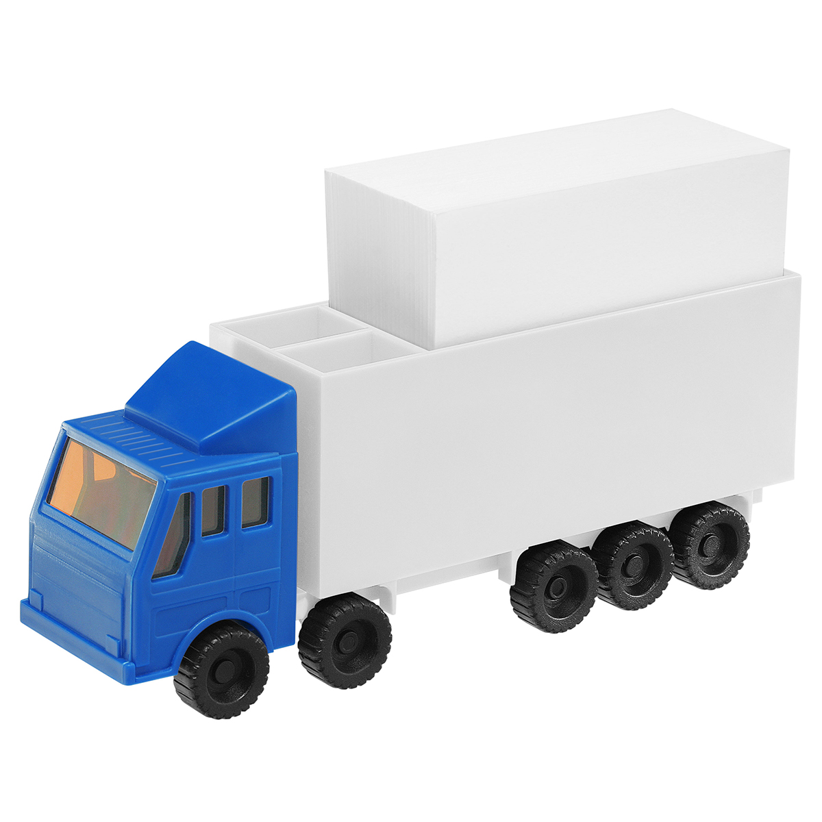 Zettelbox mit Köcher "LKW" als Werbeartikel mit Logo bedrucken