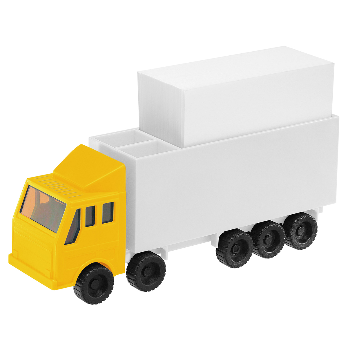 Zettelbox mit Köcher "LKW" als Werbeartikel mit Logo bedrucken
