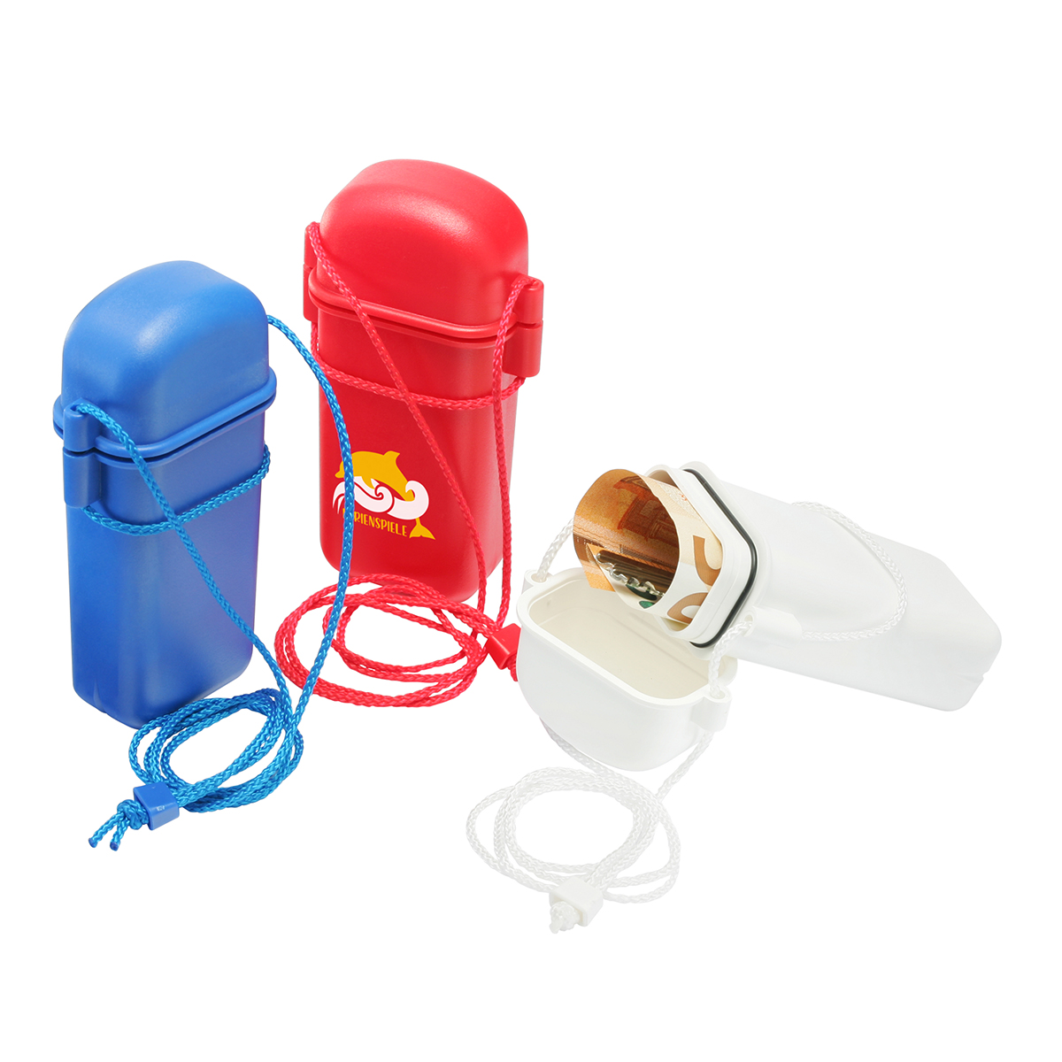 Schwimmbox, rechteckig als Werbeartikel mit Logo bedrucken