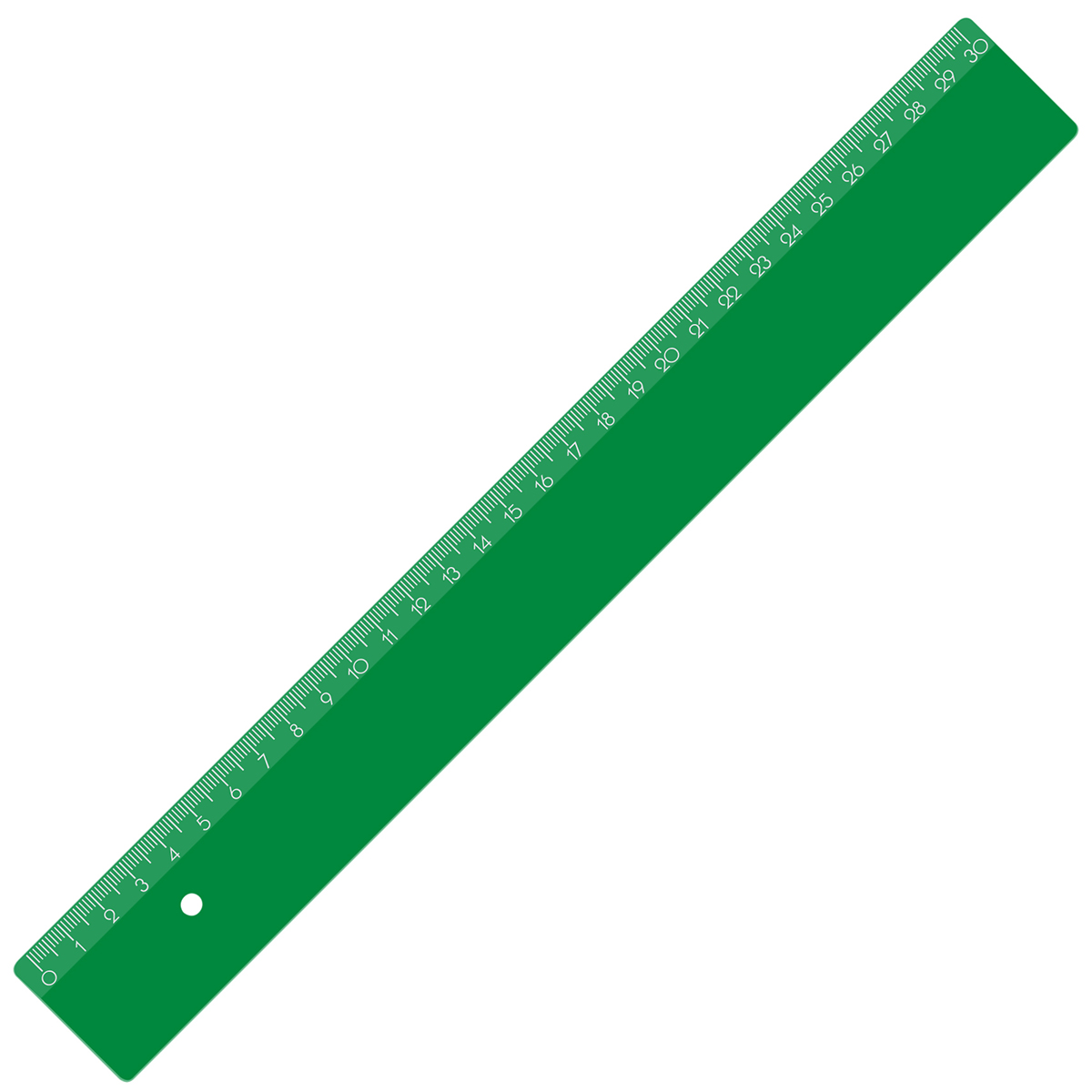 Lineal 30 cm als Werbeartikel mit Logo bedrucken