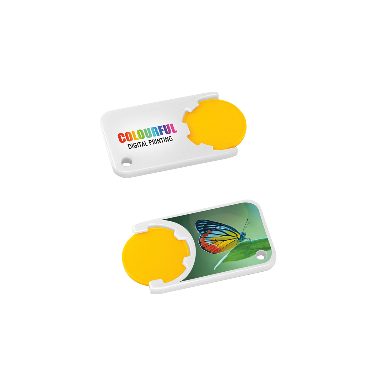 Chiphalter mit 1€-Chip "Beta" als Werbeartikel mit Logo bedrucken