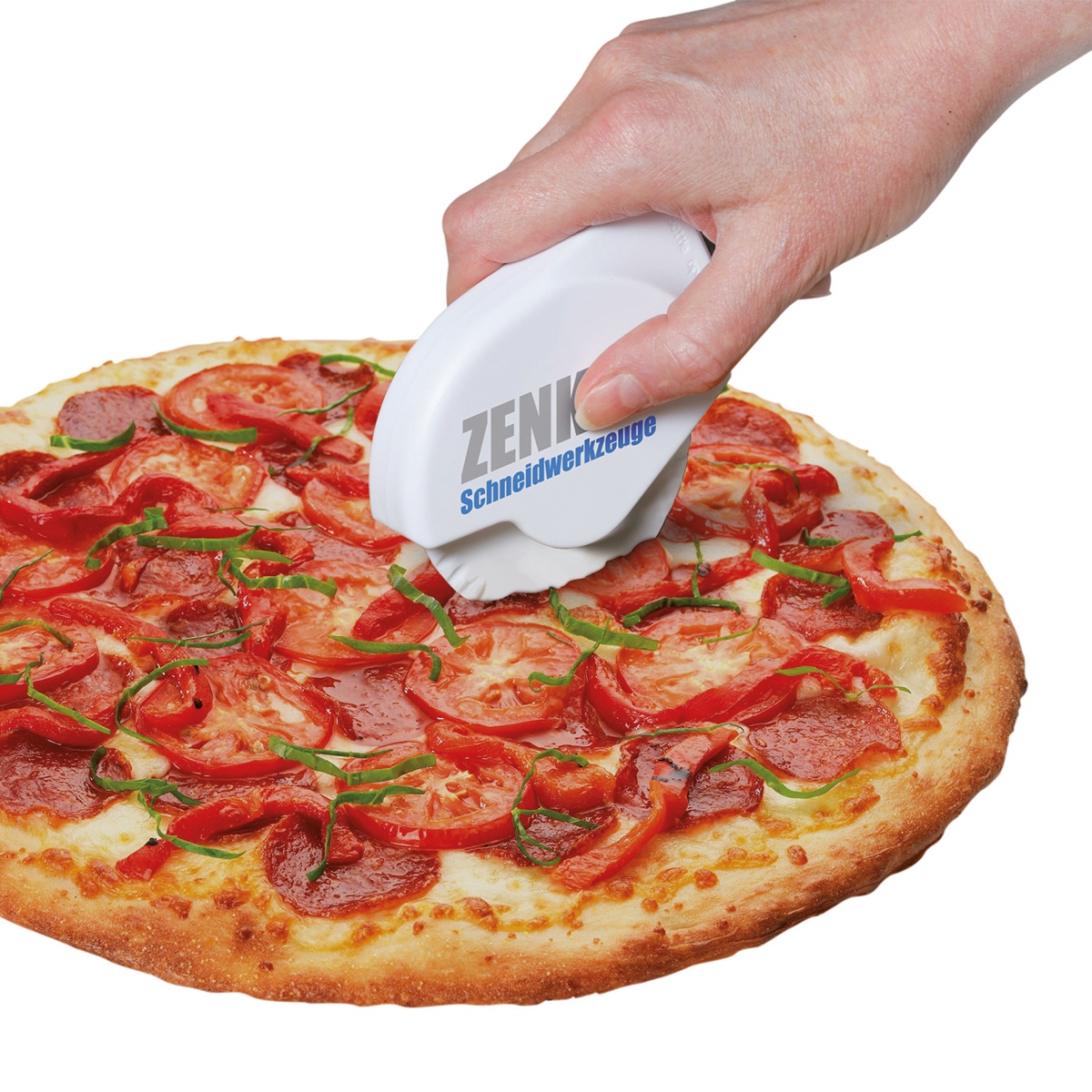 Pizzaschneider als Werbeartikel mit Logo bedrucken