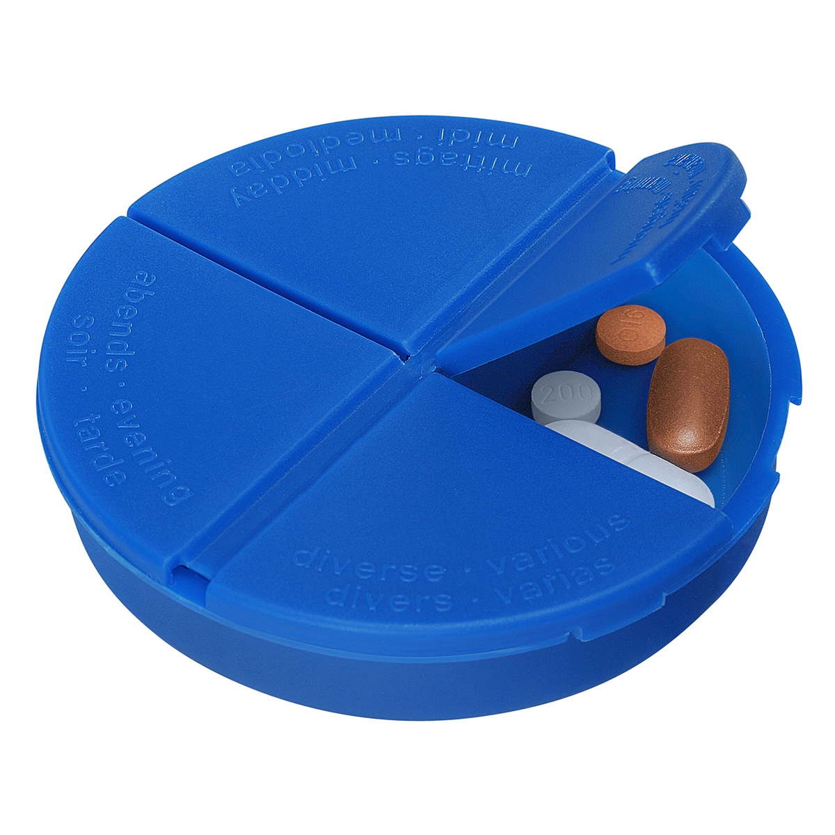 Pillendose "Gamma" als Werbeartikel mit Logo bedrucken