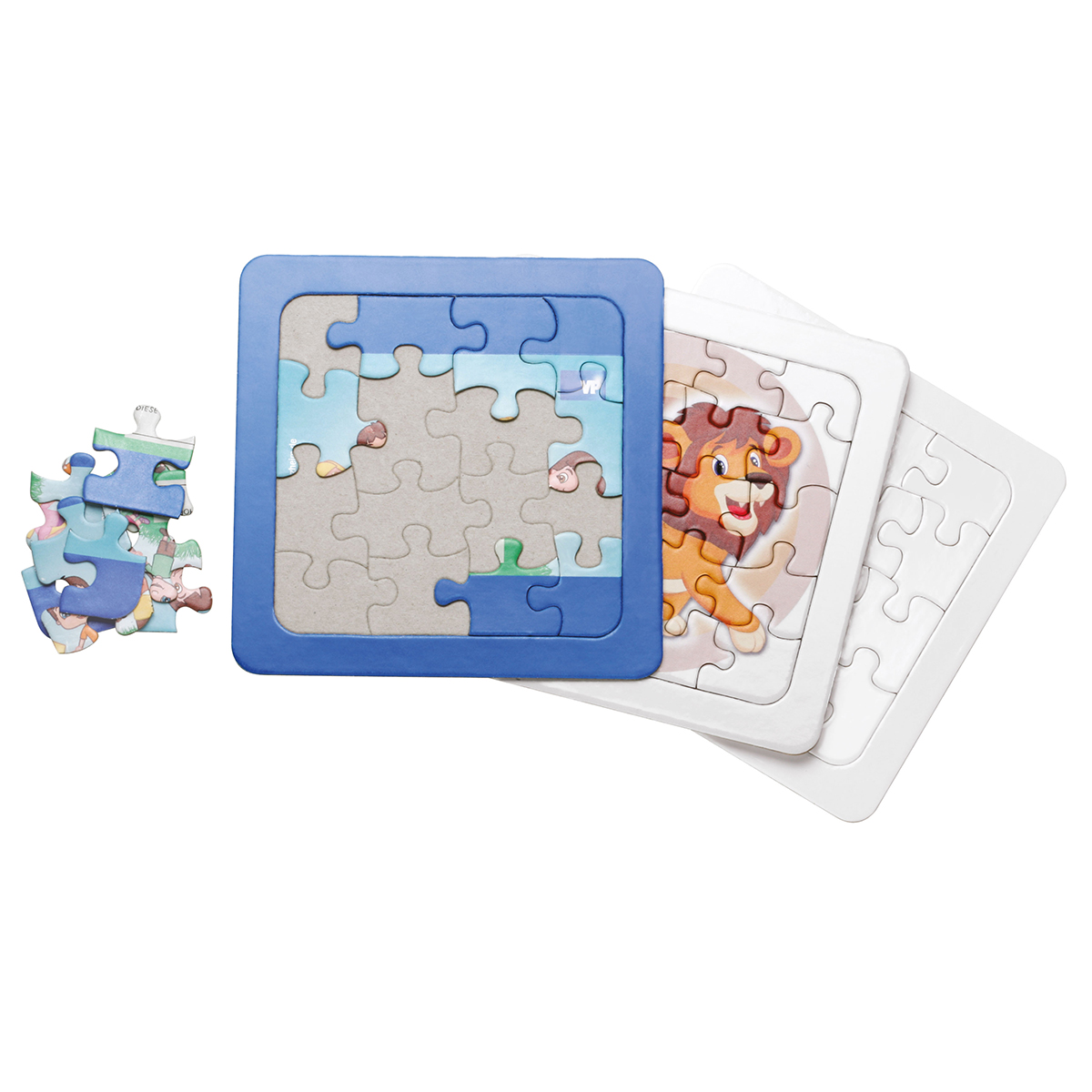Puzzle "Quadrat" als Werbeartikel mit Logo bedrucken