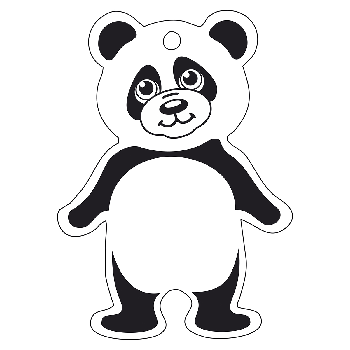 Sicherheits-Reflektor "Bär" als Werbeartikel mit Logo bedrucken