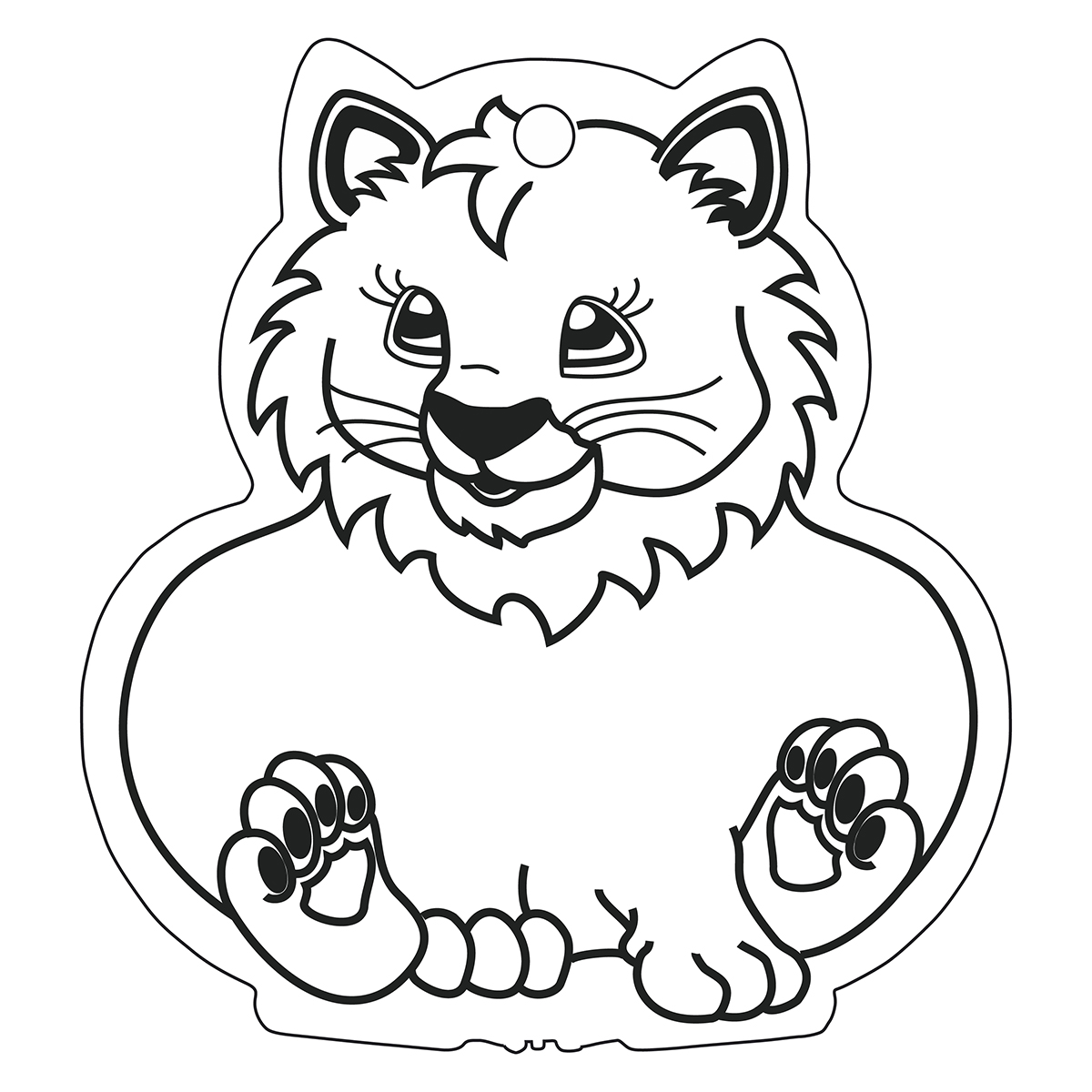 Sicherheits-Reflektor "Katze" als Werbeartikel mit Logo bedrucken