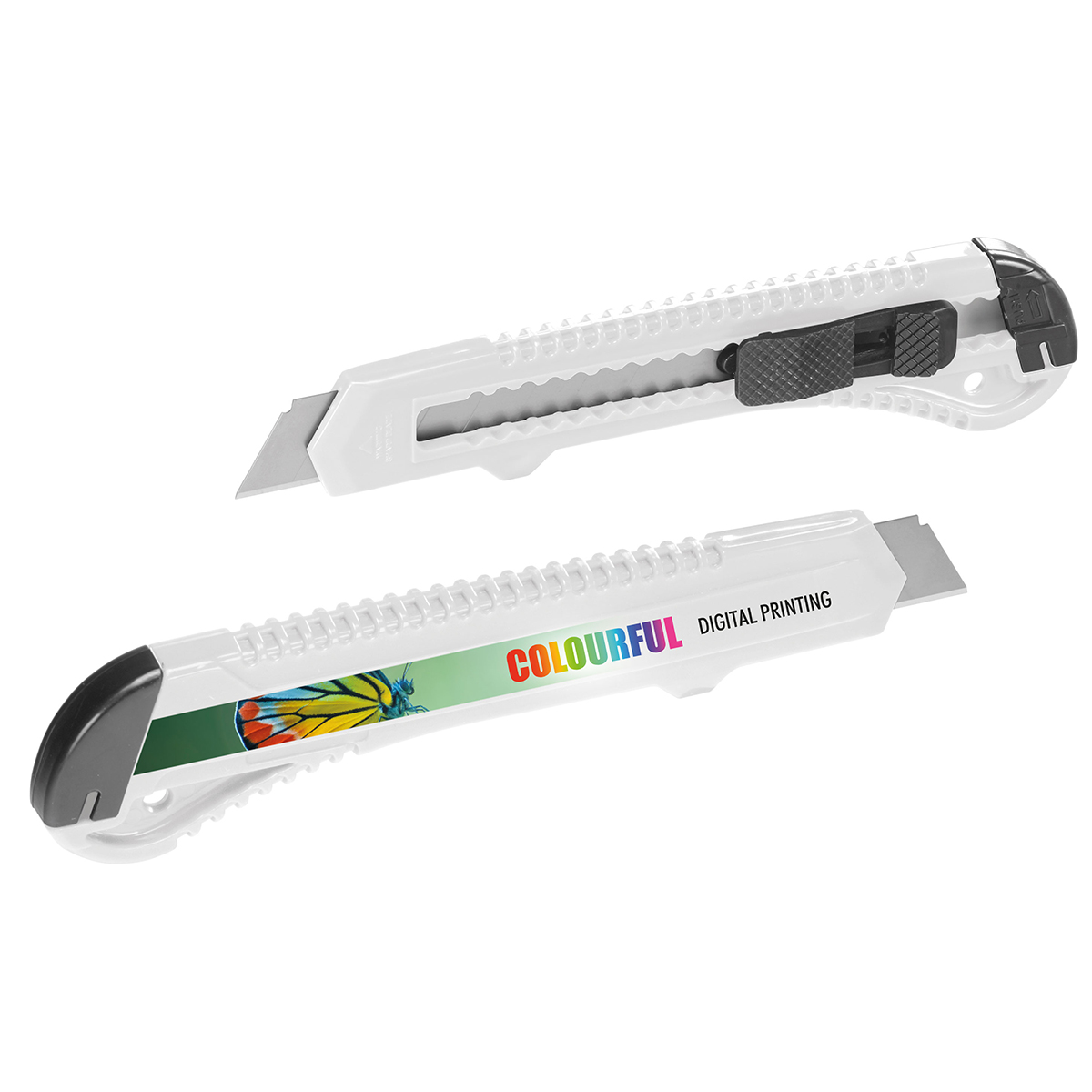 Cutter "Alpha" als Werbeartikel mit Logo bedrucken