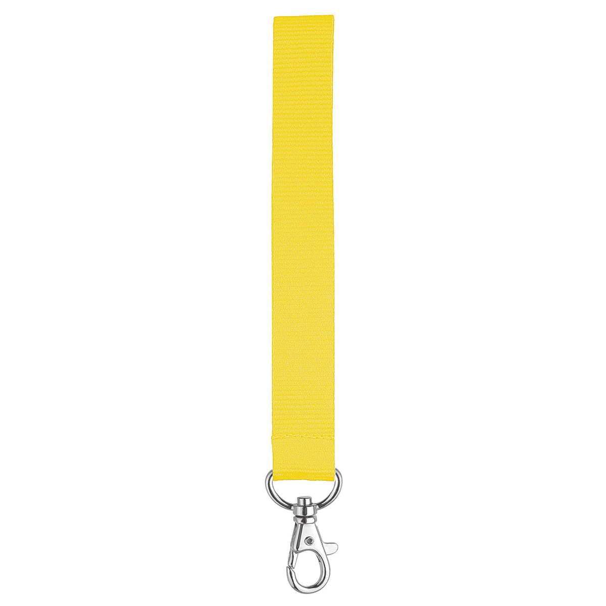 Kurz-Lanyard mit Standardkarabiner, als Werbeartikel mit Logo bedrucken