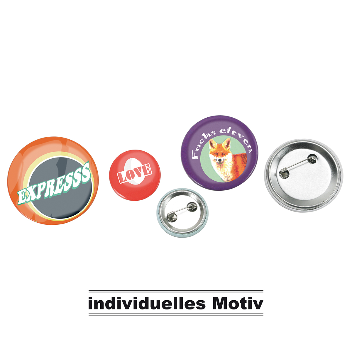 Metall-Button mini als Werbeartikel mit Logo bedrucken