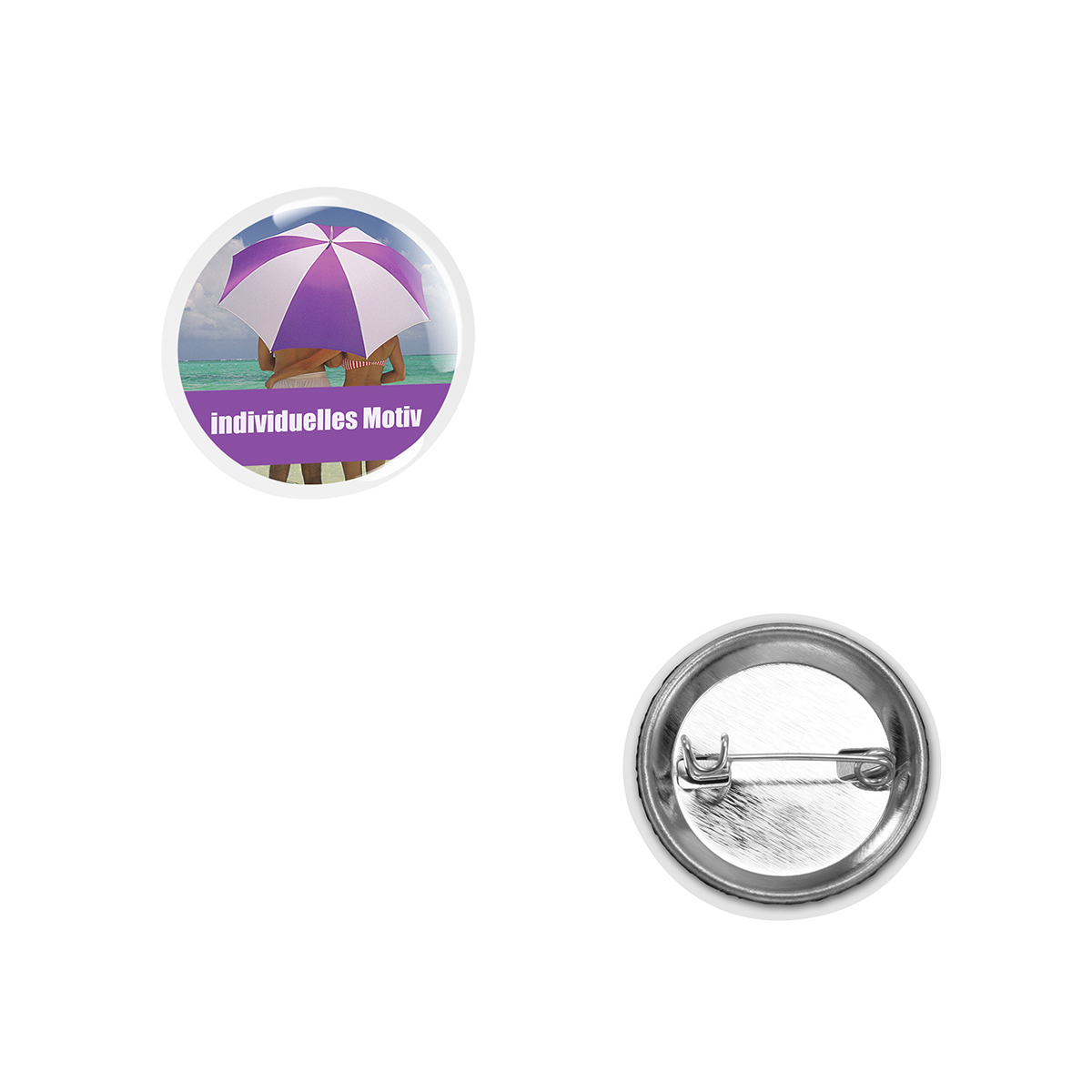 Metall-Button mini als Werbeartikel mit Logo bedrucken