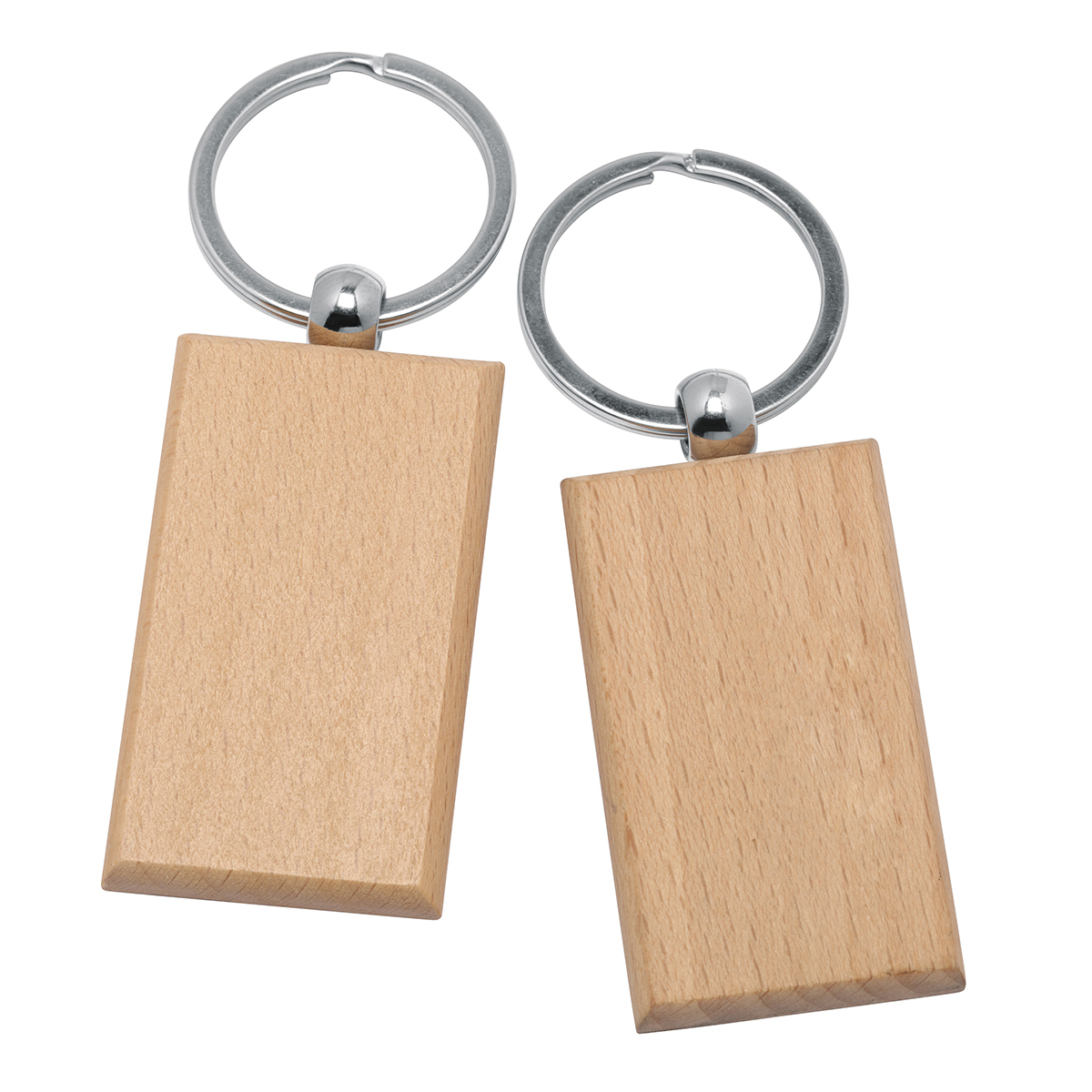Schlüsselanhänger Holz als Werbeartikel mit Logo bedrucken