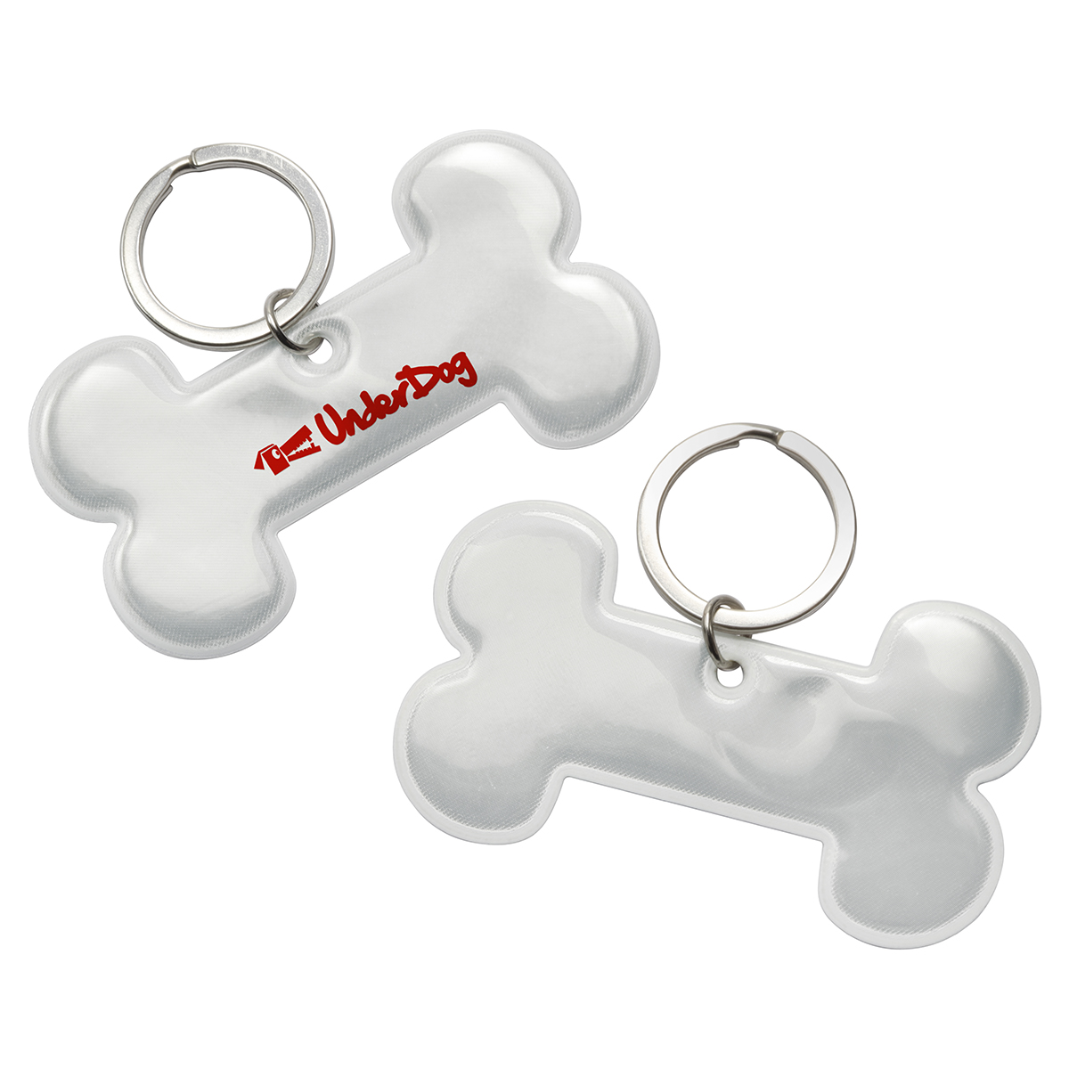 Weich-Reflektor "Knochen" als Werbeartikel mit Logo bedrucken