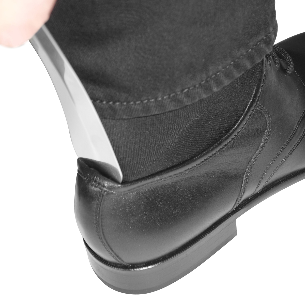 Schuhlöffel Edelstahl, kurz als Werbeartikel mit Logo bedrucken