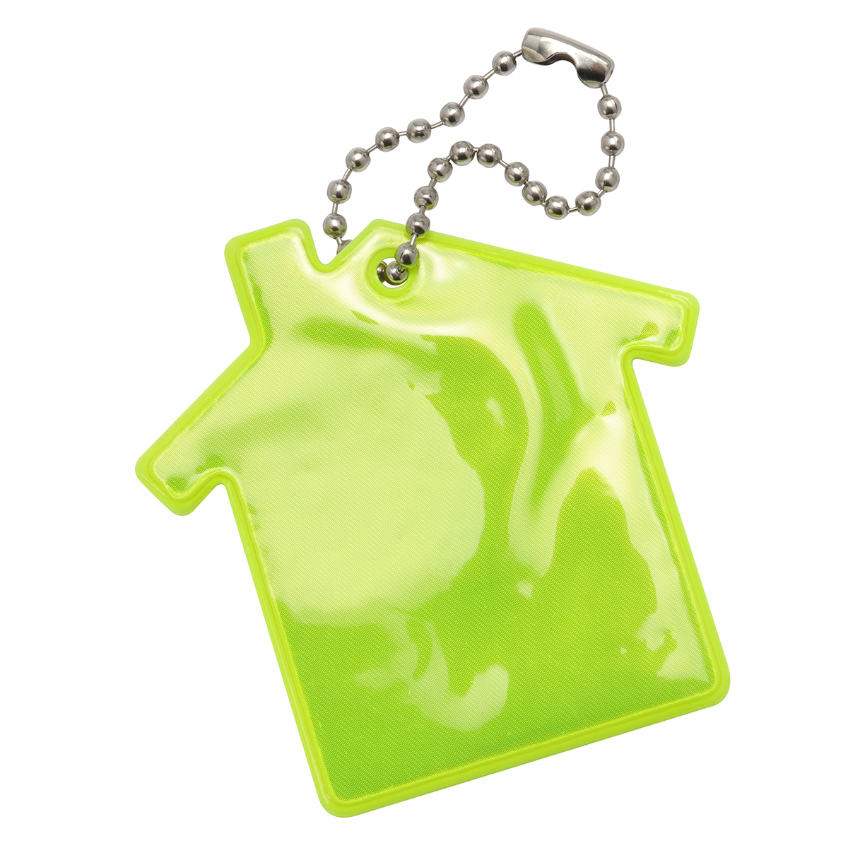 Weich-Reflektor mit Kugelkette, Haus als Werbeartikel mit Logo bedrucken