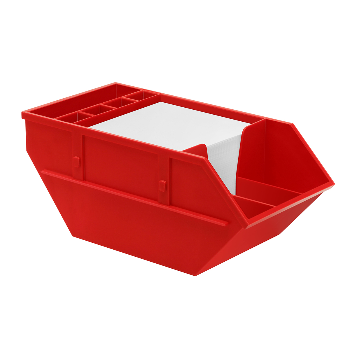 Zettelbox mit Köcher "Container" als Werbeartikel mit Logo bedrucken