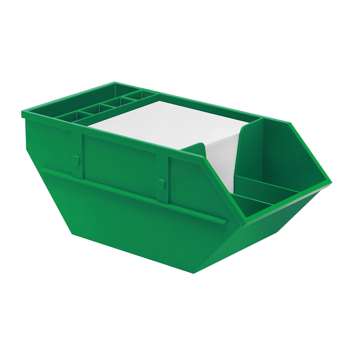 Zettelbox mit Köcher "Container" als Werbeartikel mit Logo bedrucken
