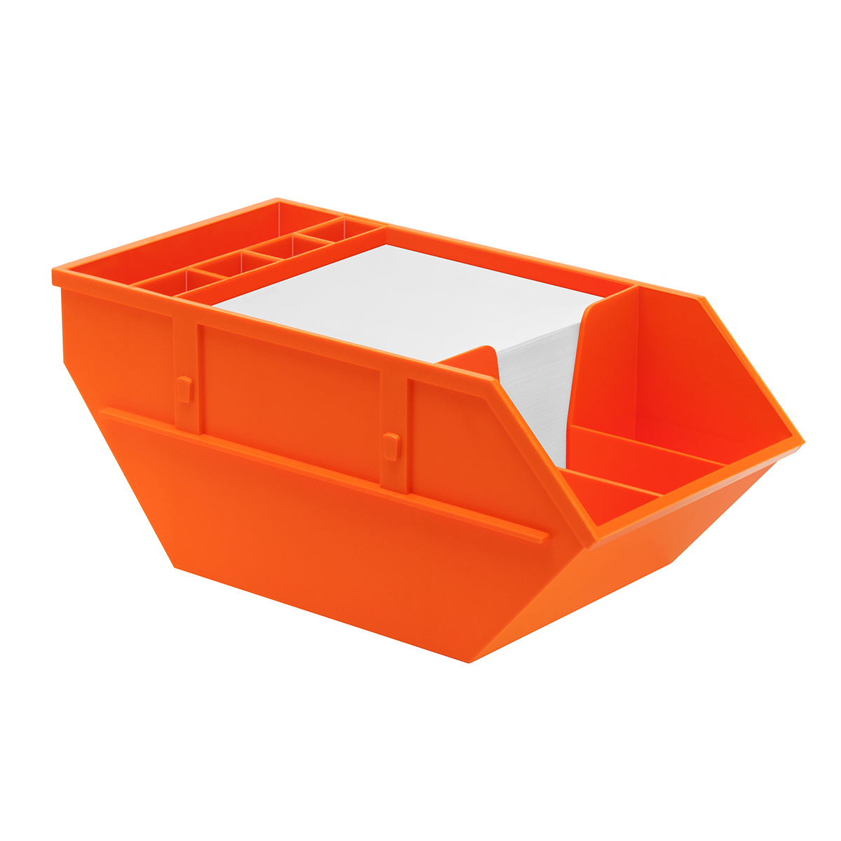 Zettelbox mit Köcher "Container" als Werbeartikel mit Logo bedrucken