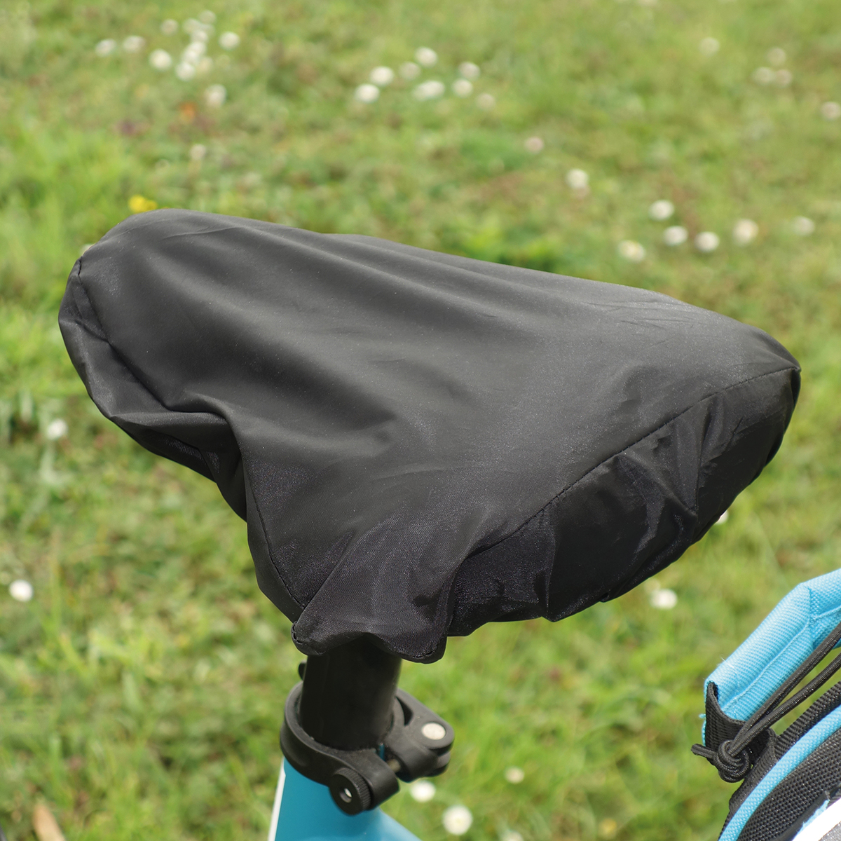 Fahrrad Sattelbezug PET als Werbeartikel mit Logo bedrucken