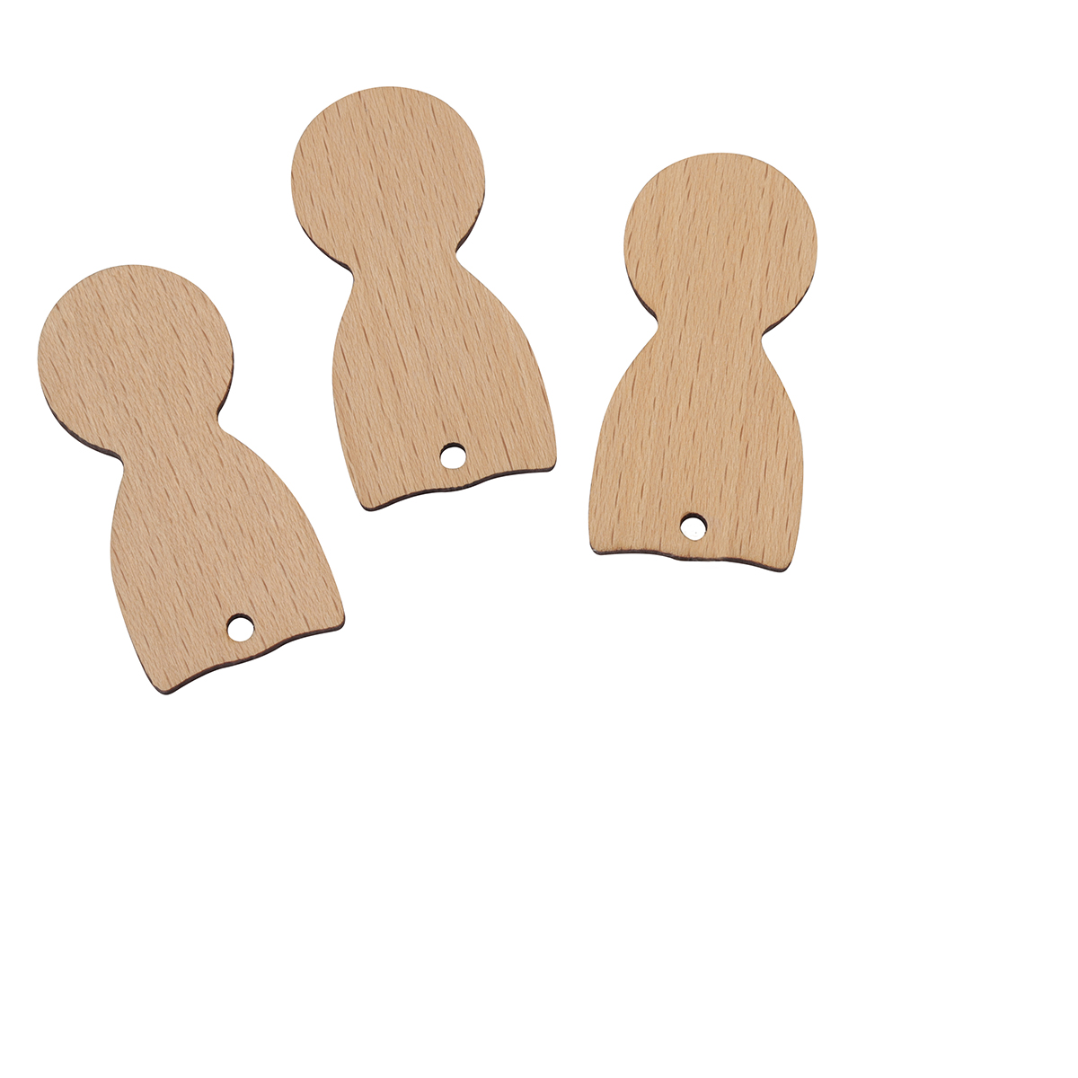 Einkaufswagenlöser Holz als Werbeartikel mit Logo bedrucken