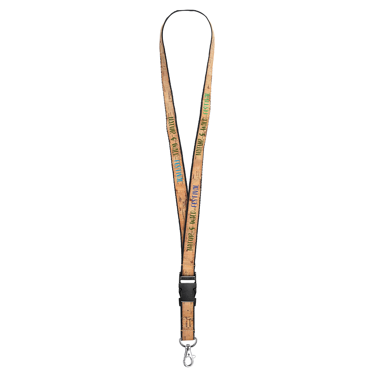 Schlüsselband/Lanyard "Kork" als Werbeartikel mit Logo bedrucken