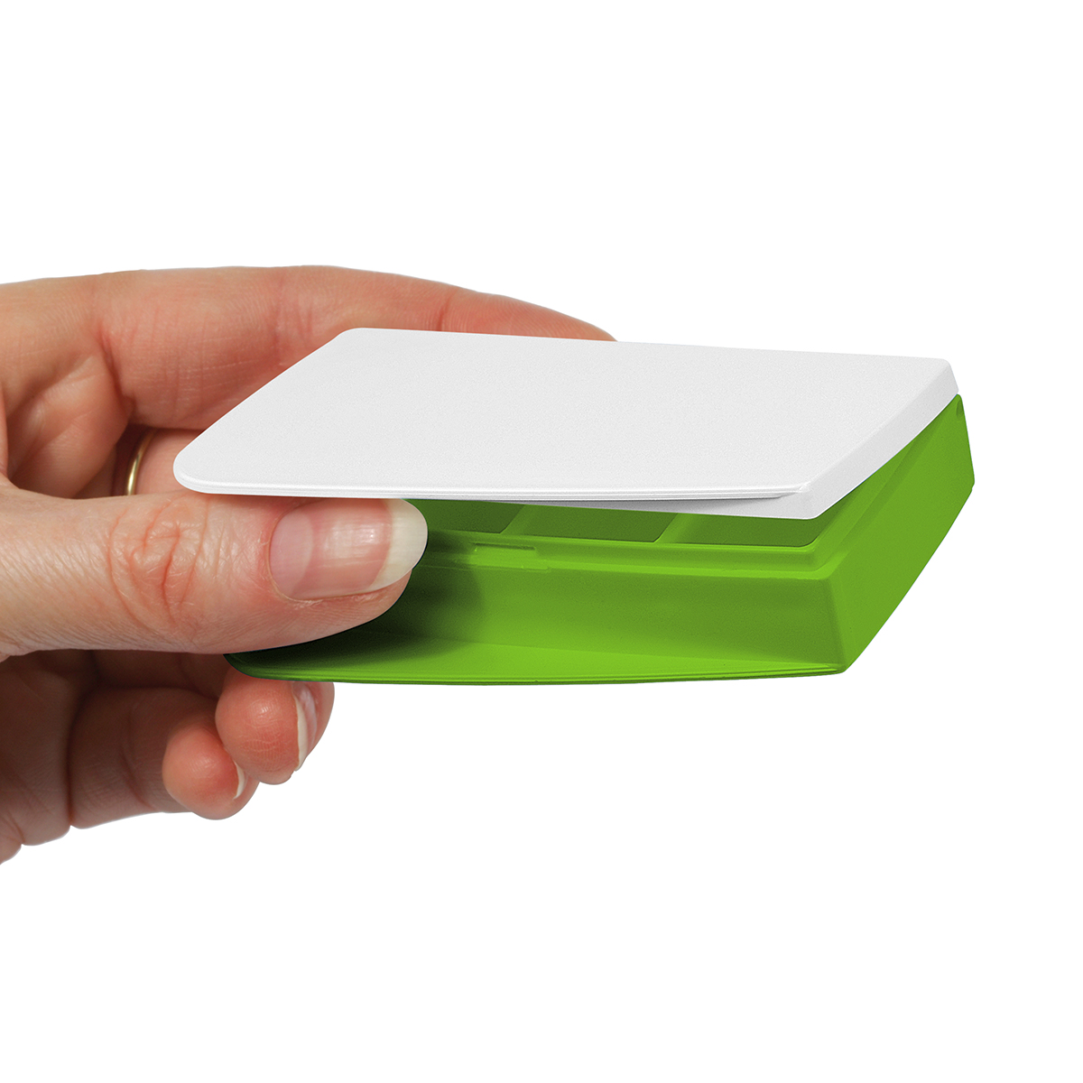 Pillendose "Alpha" als Werbeartikel mit Logo bedrucken