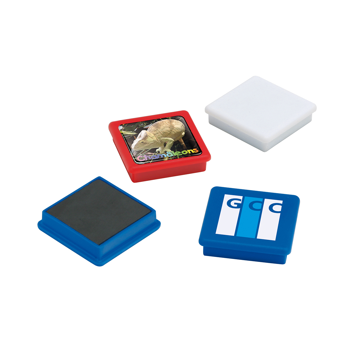 Magnet, quadratisch als Werbeartikel mit Logo bedrucken
