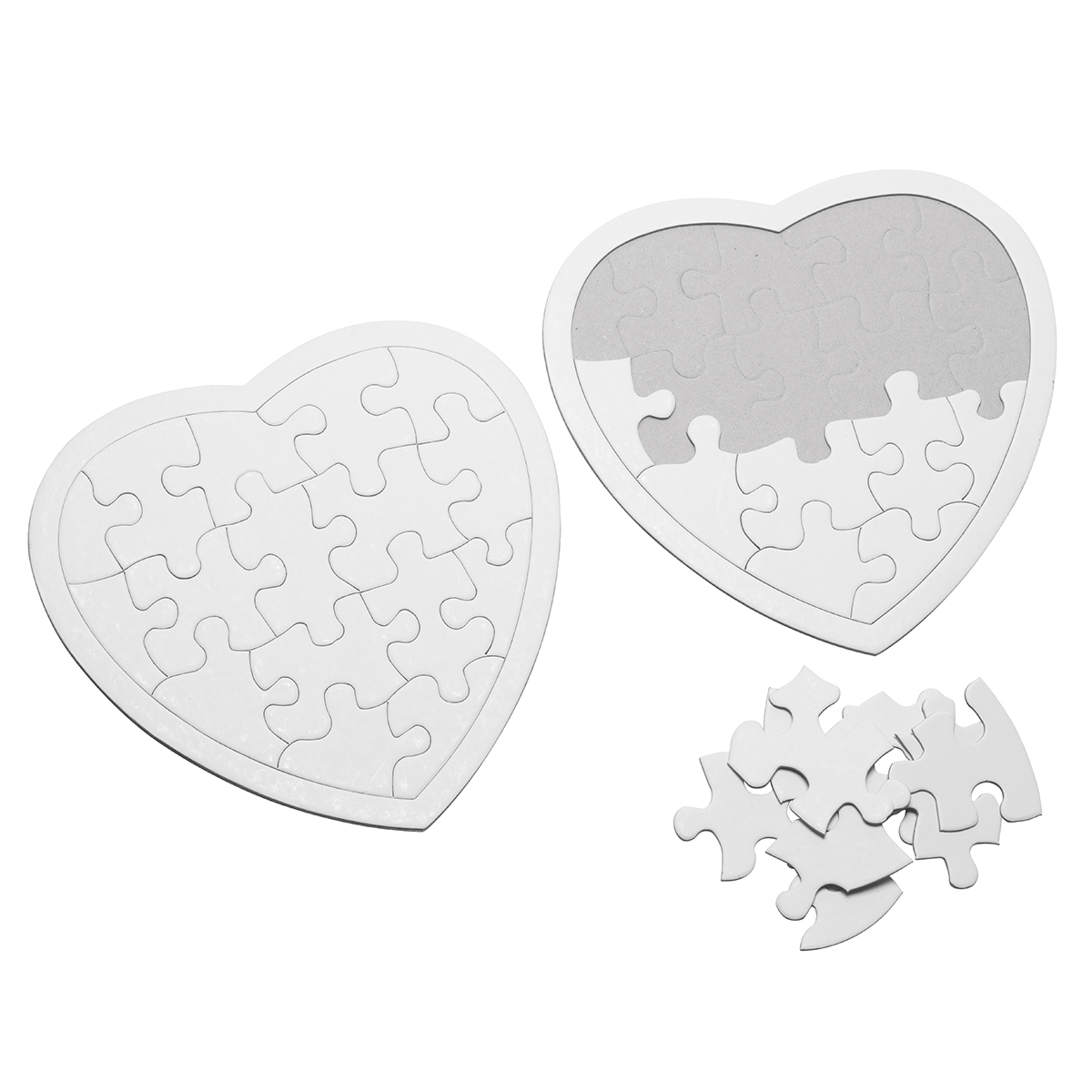 Puzzle "Herz" als Werbeartikel mit Logo bedrucken