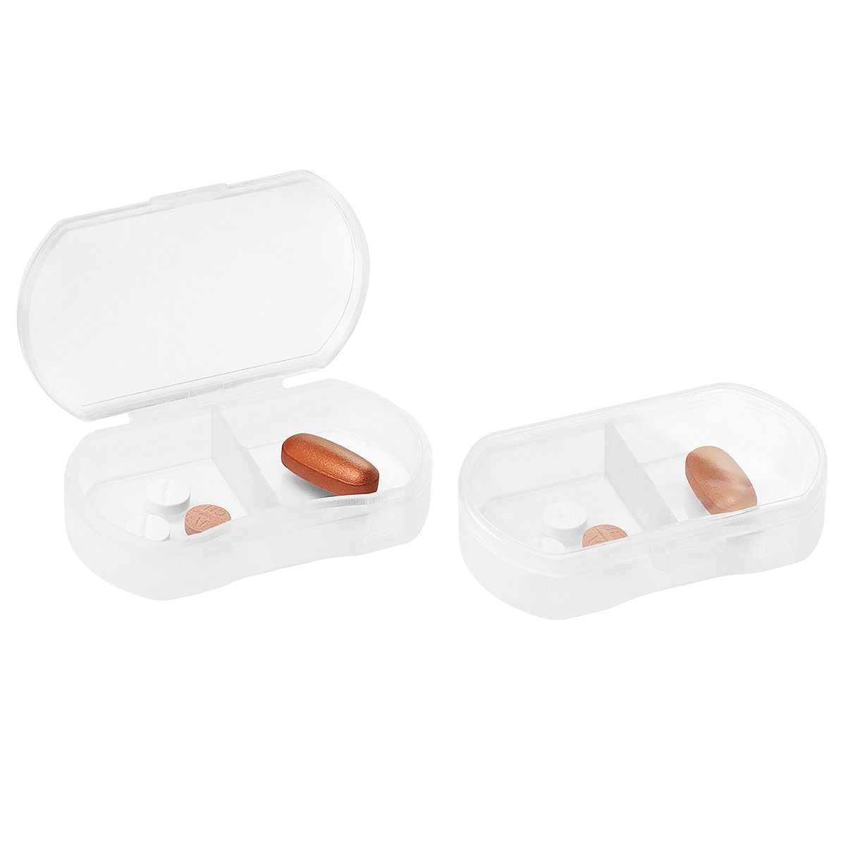 Pillendose "Epsilon" als Werbeartikel mit Logo bedrucken
