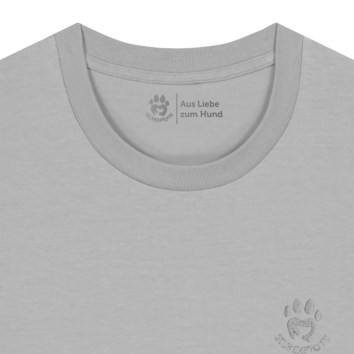 T-Shirt, Comfort Tee, Pleasant Grey als Werbeartikel mit Logo bedrucken