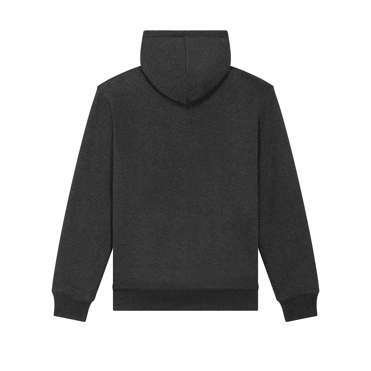 Hoodie Cozy Sherpa, Dark Heather Grey als Werbeartikel mit Logo bedrucken