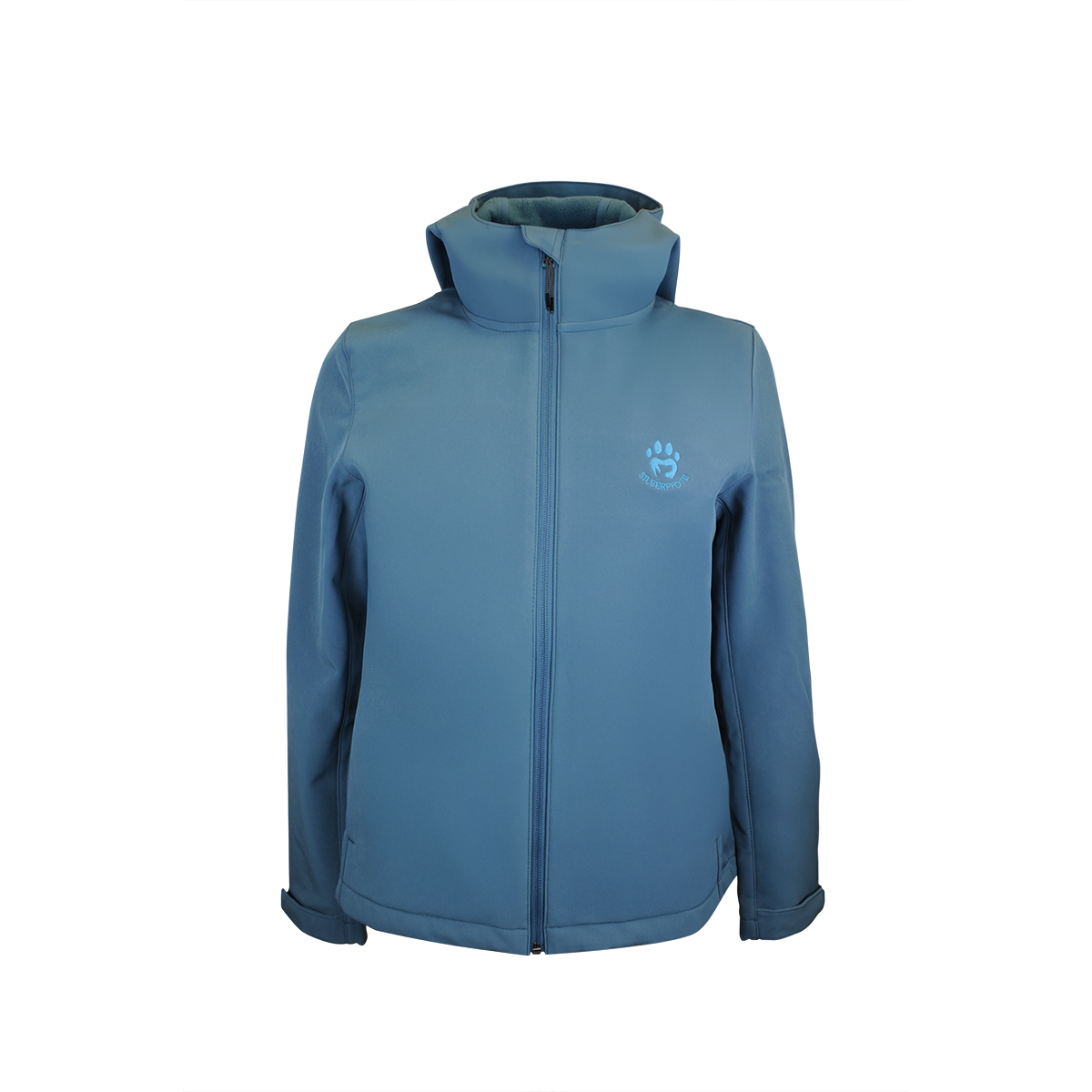 Damen-Softshell-Jacke Explore, Chaik Teal als Werbeartikel mit Logo bedrucken
